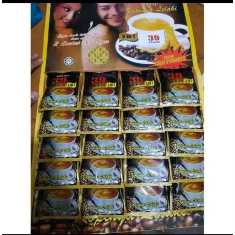 

KOPI 39 Sakao ORIGINAL | ISI 20 BUNKUS