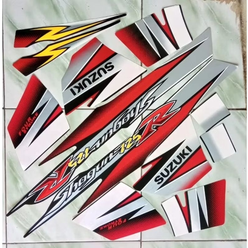 Stiker Suzuki Shogun 125 R 2005