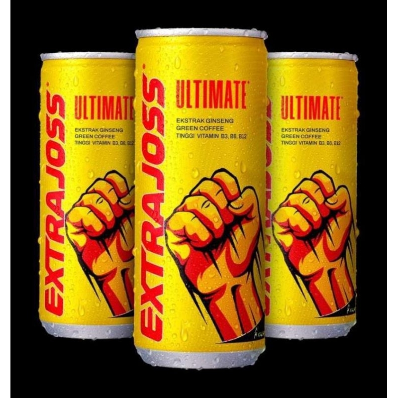 

Extra joss ultimate 3 kaleng @250ml