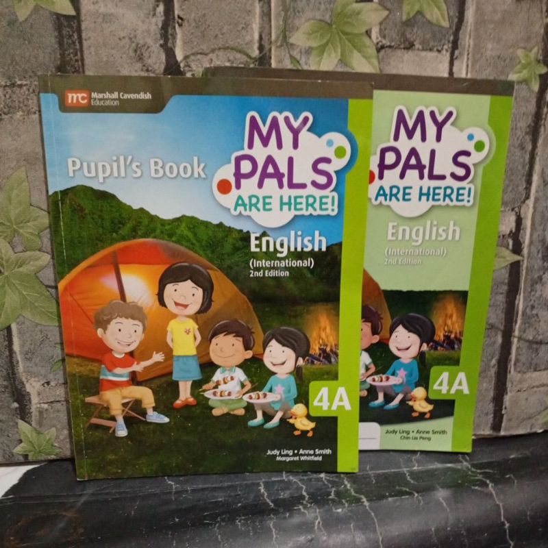 My Pals are here English 2nd 4A  pulpil's & work book original