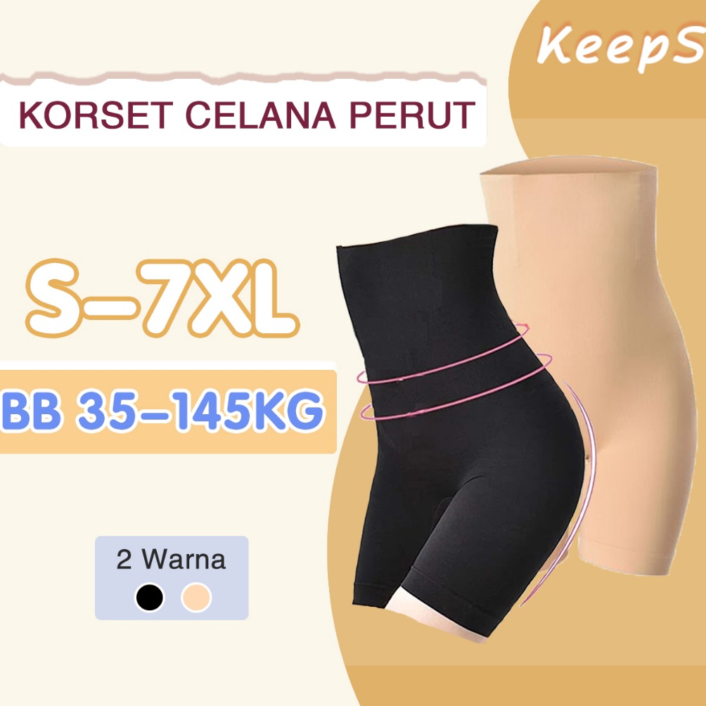 KeepS S7XL 35145kg Korset Pelangsing Perut Buncit Korset Ibu Melahirkan Celana Korset Korset Pelangs
