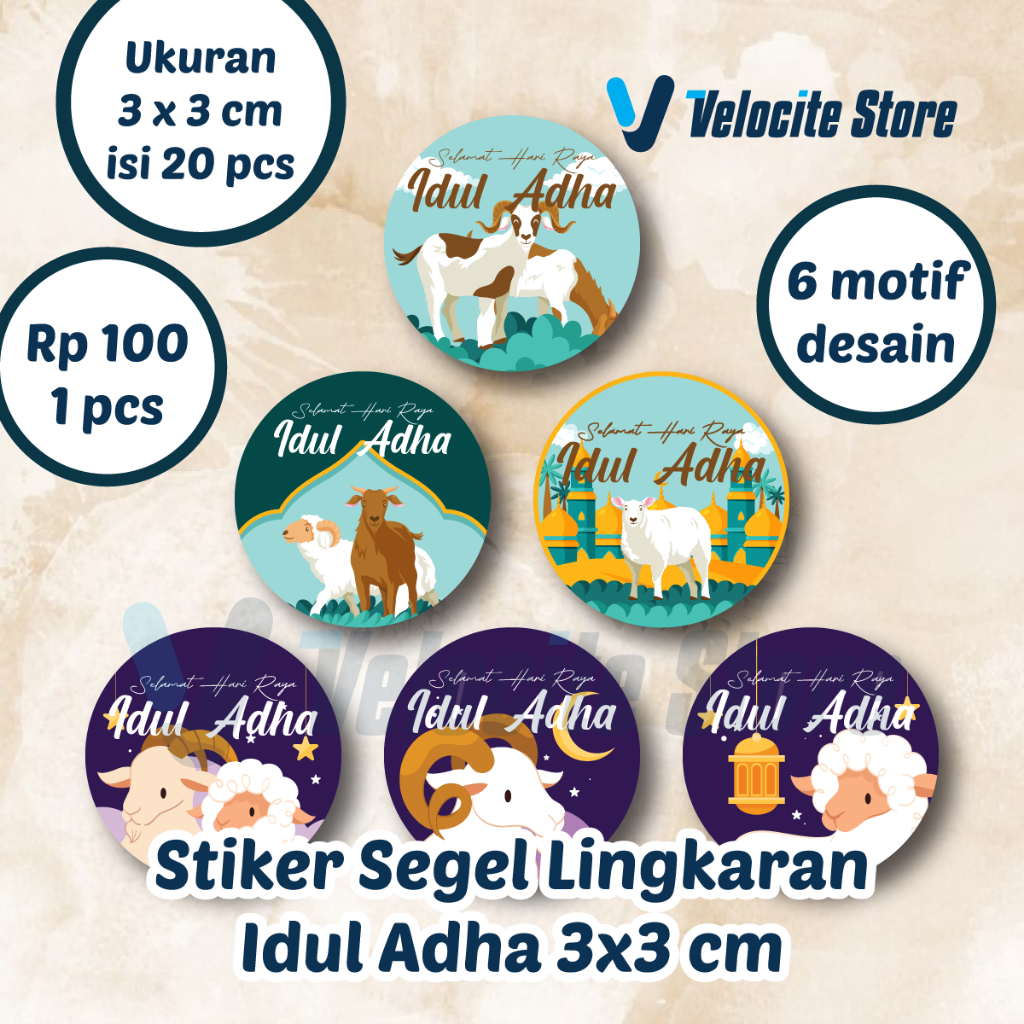 

Stiker Segel Lingkaran Idul Adha 3x3 cm Isi 20 pcs