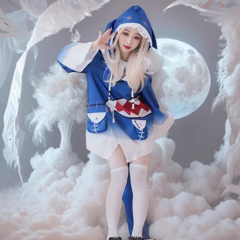 kostum jacket gawr gura vtuber