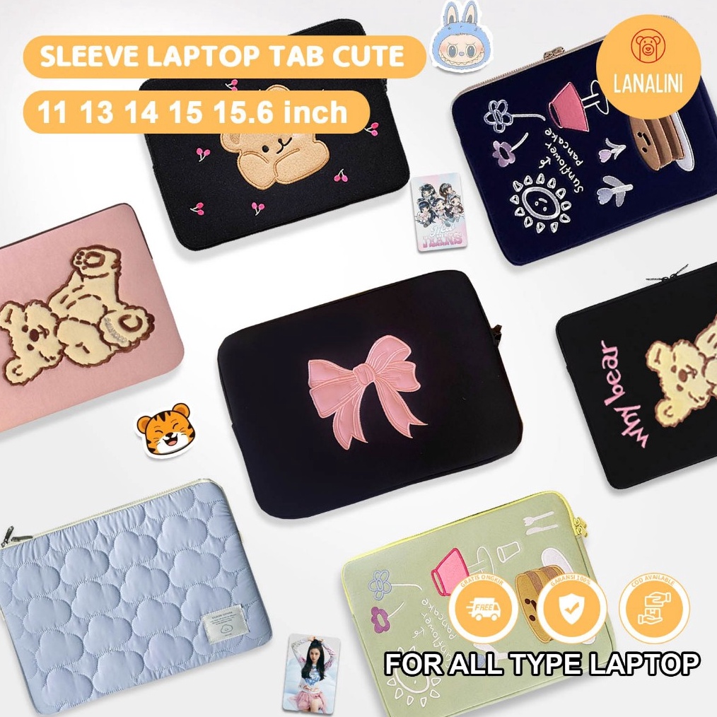 KODE U29K Sleeve Pouch Sarung Tas Portable Bag Case Ipad Tab Tablet Macbook Air Pro Laptop Asus Vivo