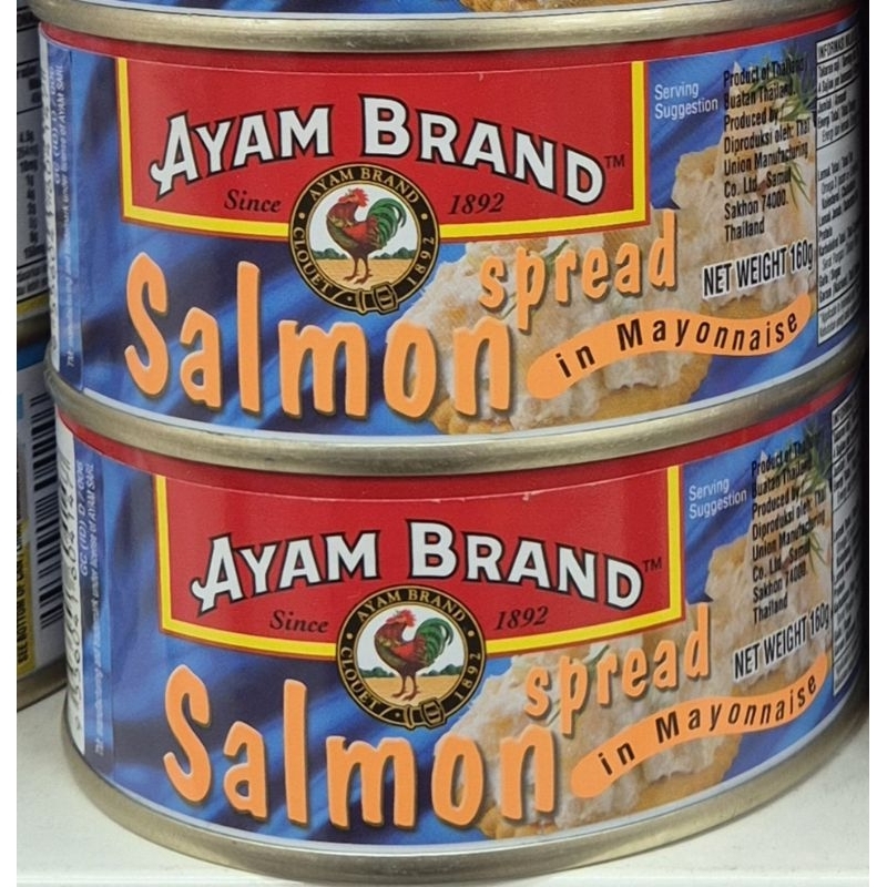 

Olesi Salmon Dengan Mayones AYAM BRAND Spread Salmon In Mayonnaise 160g - HK.