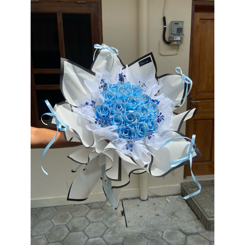 

buket satin korea/buket satin premium/buket bunga satin