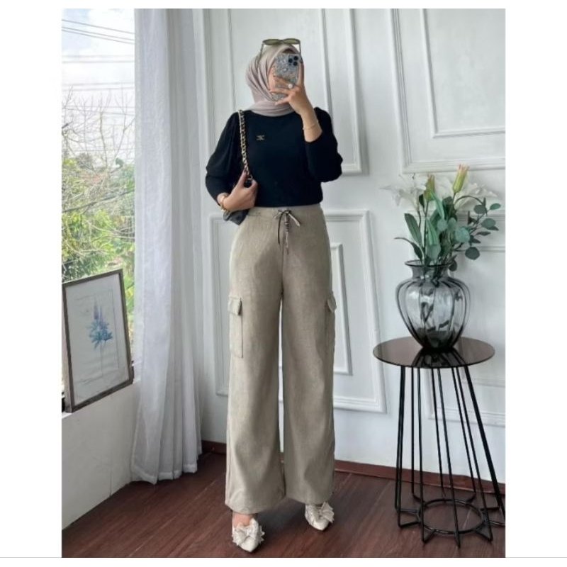 CELANA KULOT CORDUROY|| CELANA KULOT CARGO WANITA