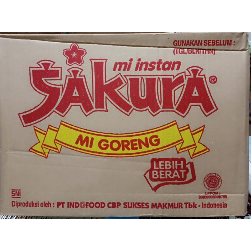 

Sakura Mie Instan Mi Goreng 1 Dus Isi 40 Pcs