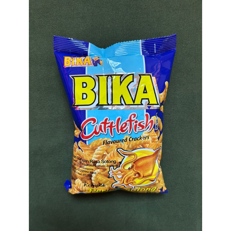 

Snack Bika Cuttle fish keropok rasa sotong