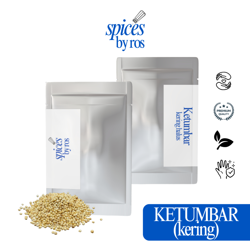 

Bumbu KETUMBAR BUBUK KERING Halus Premium | 100% Murni Tanpa MSG – Spices by Ros