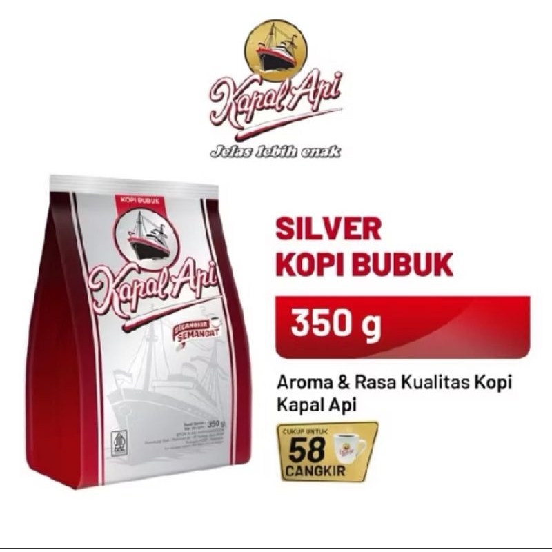 

KAPAL API KOPI 350 gram. Paket usaha 1 ctn isi 9pcs