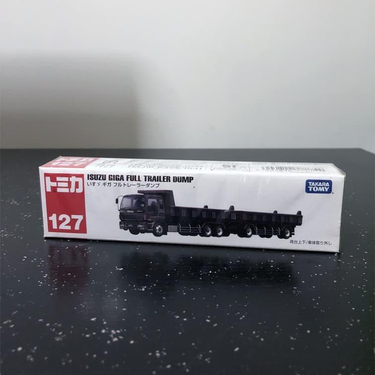 BB99 Tomica Reguler Long 127 Isuzu Giga Full Trailer Dump
