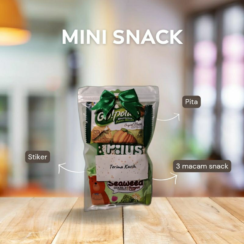

Mini Gift Snack Hijau