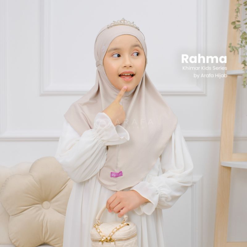 Arafa Hijab - Khimar Rahma | Hijab Anak Premium | Kerudung Kaos Premium