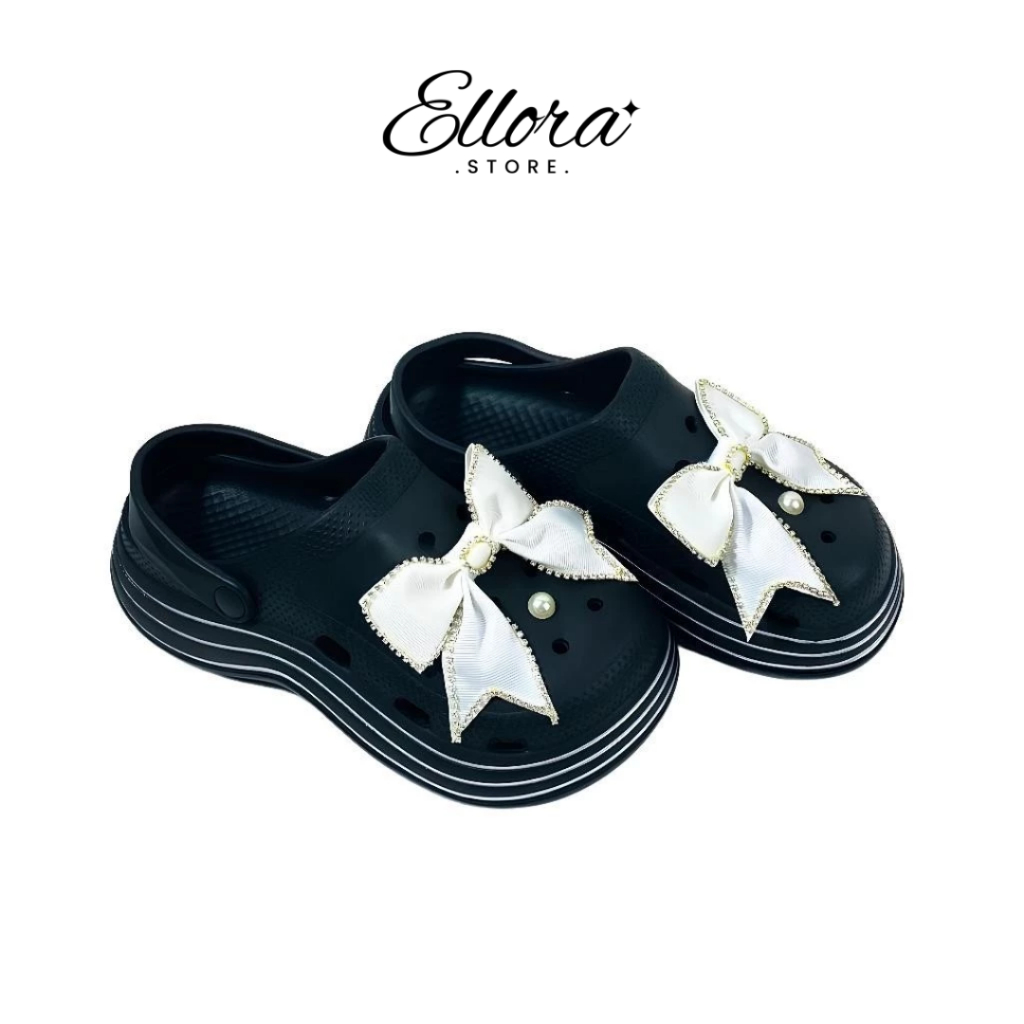 Sandal Baim Pita Wanita Jelly Kodok Slop Karet Import Terbaru 8558-B 8558-13