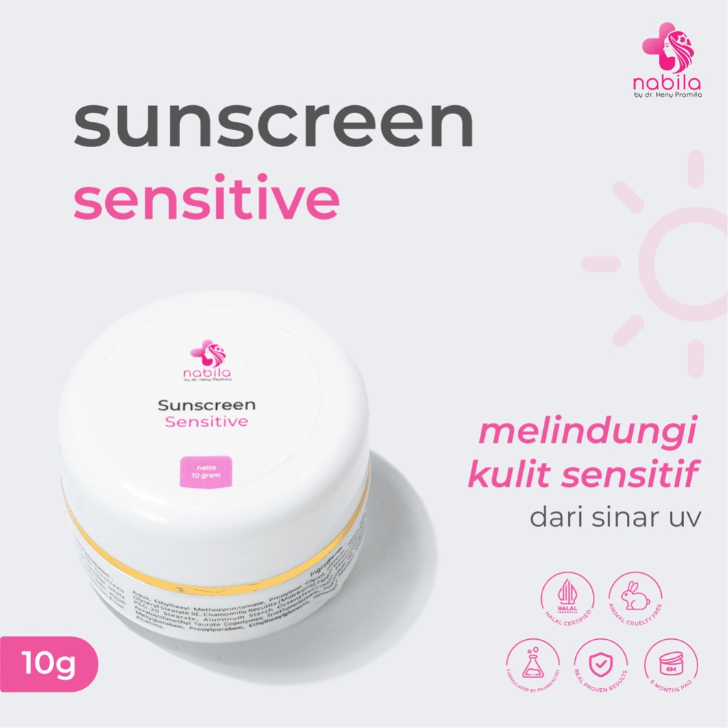 SUNSCREEN SENSITIVE SPF 30 | NABILA | NABILA SKINCARE | NABILASKINCARE