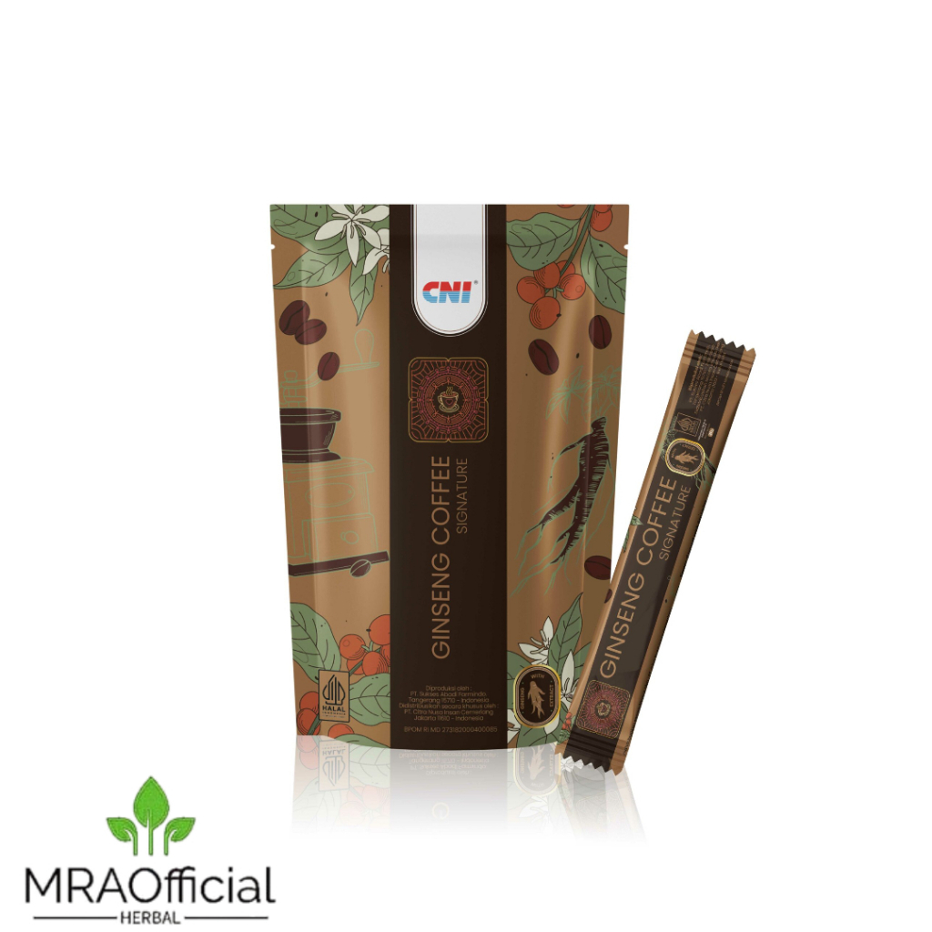 

CNI Ginseng Coffee | Coffe Signature CNI | Kopi Signature Per Pouch