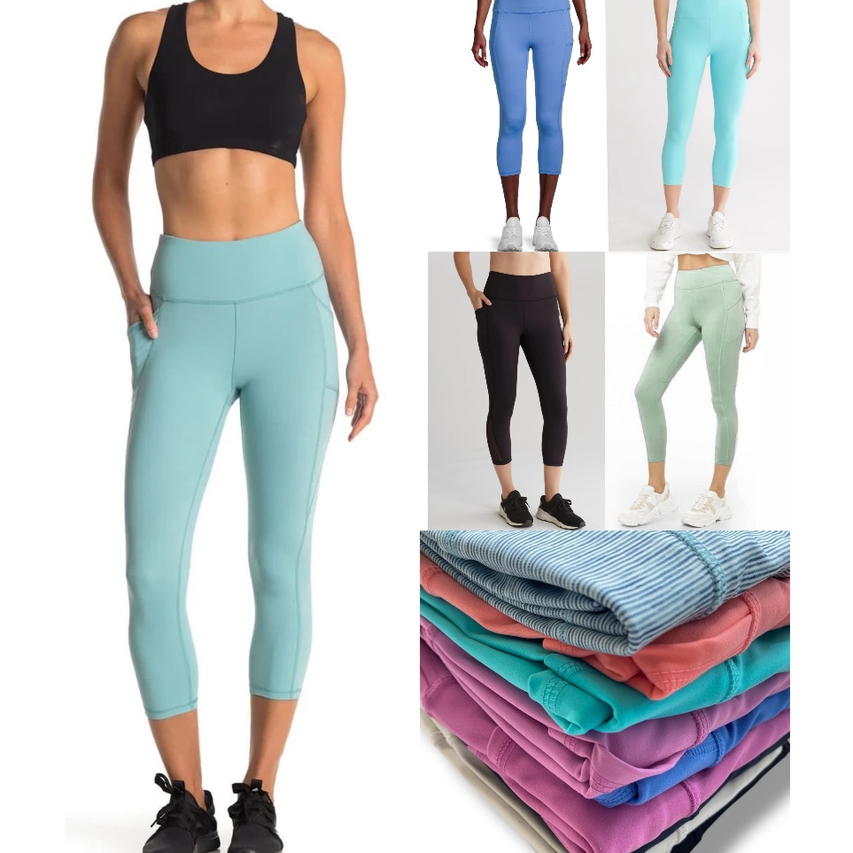 KODE J74F Legging Gottex Side Pocket Capri Leggings 78  785