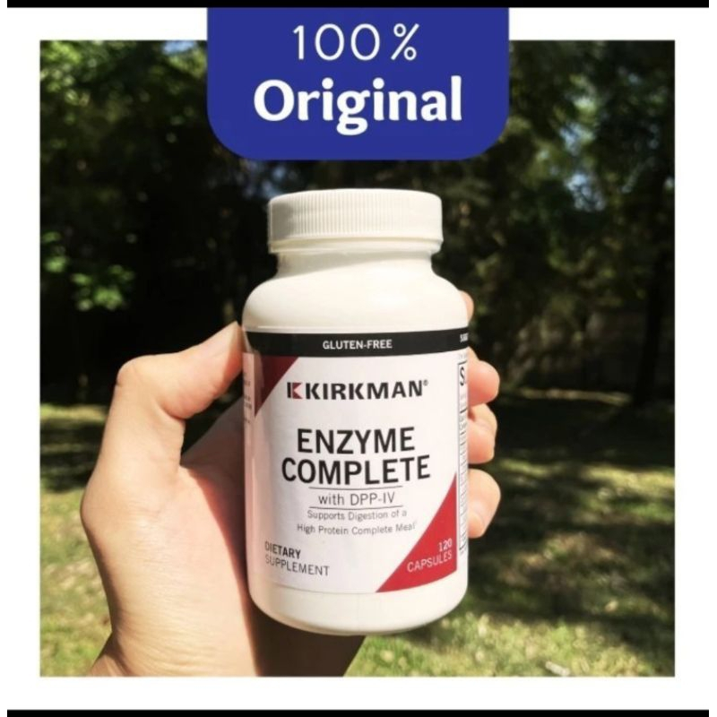 ENZYME COMPLETE WITH DPP-IV 120 kapsul KIRKMAN ORIGINAL exp 09/26