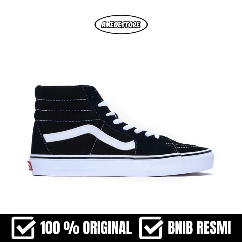 Vans Classic Sk8 High Black White - Resmi PT Navya