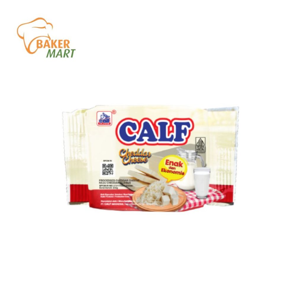 

Calf Cheddar 200gr / Keju