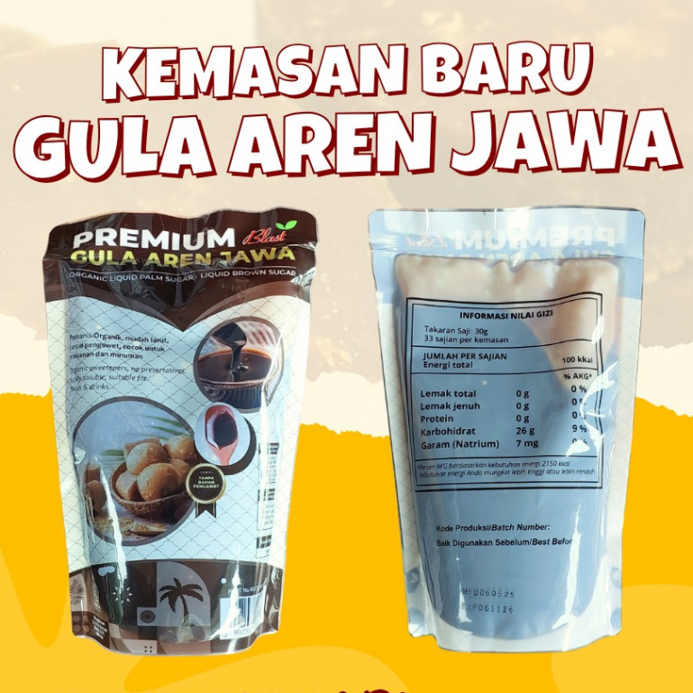 

GULA AREN CAIR 1 KG / BROWN SUGAR CAIR / GULA JAWA AREN