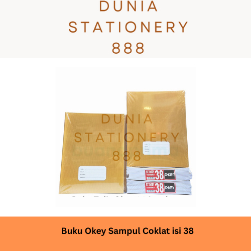 

BUKU TULIS BERGARIS KIKY OAKEY OKEY ISI 38 LEMBAR SAMPUL COKLAT KRAFT POLOS