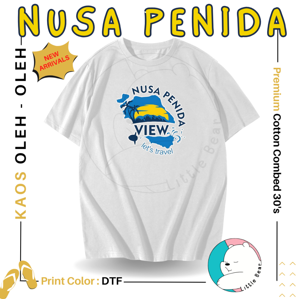 kaos Souvenir Nusa Penida , Baju Oleh-Oleh Negara Type 2