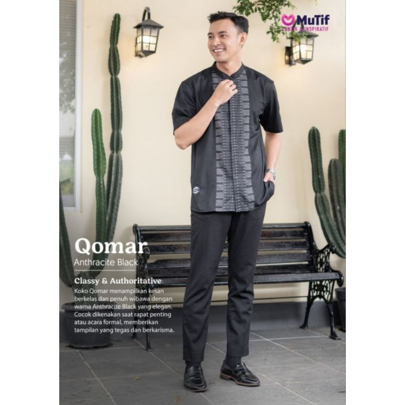 MUTIF KOKO QOMAR KOKO DEWASA TERBARU KOKO LENGAN PENDEK KOKO PRIA