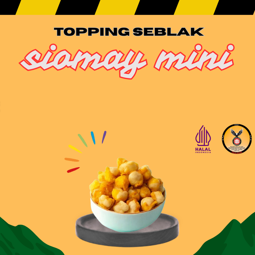 

Siomay Mini Kering 250gr – 1kg | Camilan Renyah Gurih Pedas | Snack Kekinian Halal