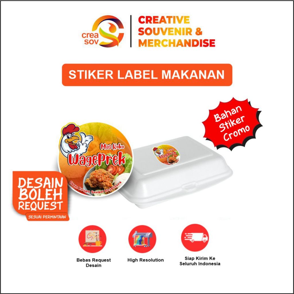

Creasov – Sticker Wageprek Cromo Bulat Label Makanan Murah Cetak Stiker Cromo Murah Costum