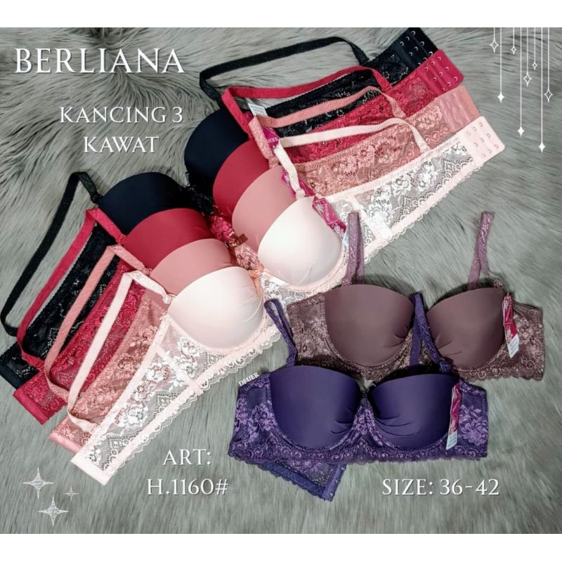 Bra kawat May rose 4468 Bra cup B kancing 3 ukuran 38.40.42.44