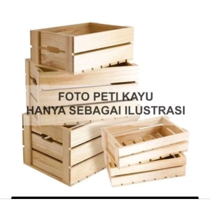 

Packing Kayu Tambahan Utk Barang Kecil - Sedang (Uk.40 - 120 cm) Agar Lbh Safety