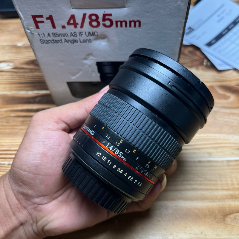TERMURAAH LENSA SAMYANG FOR CANON EF 85mm f1.4 if manual