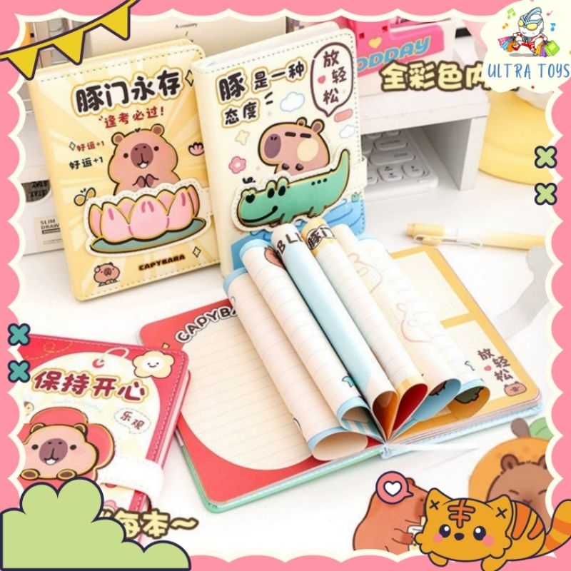 

[ULTRATOYS] NOTEBOOK CAPYBARA BERGAMBAR