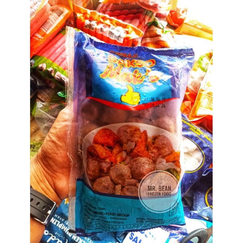 

bakso mak'e biru