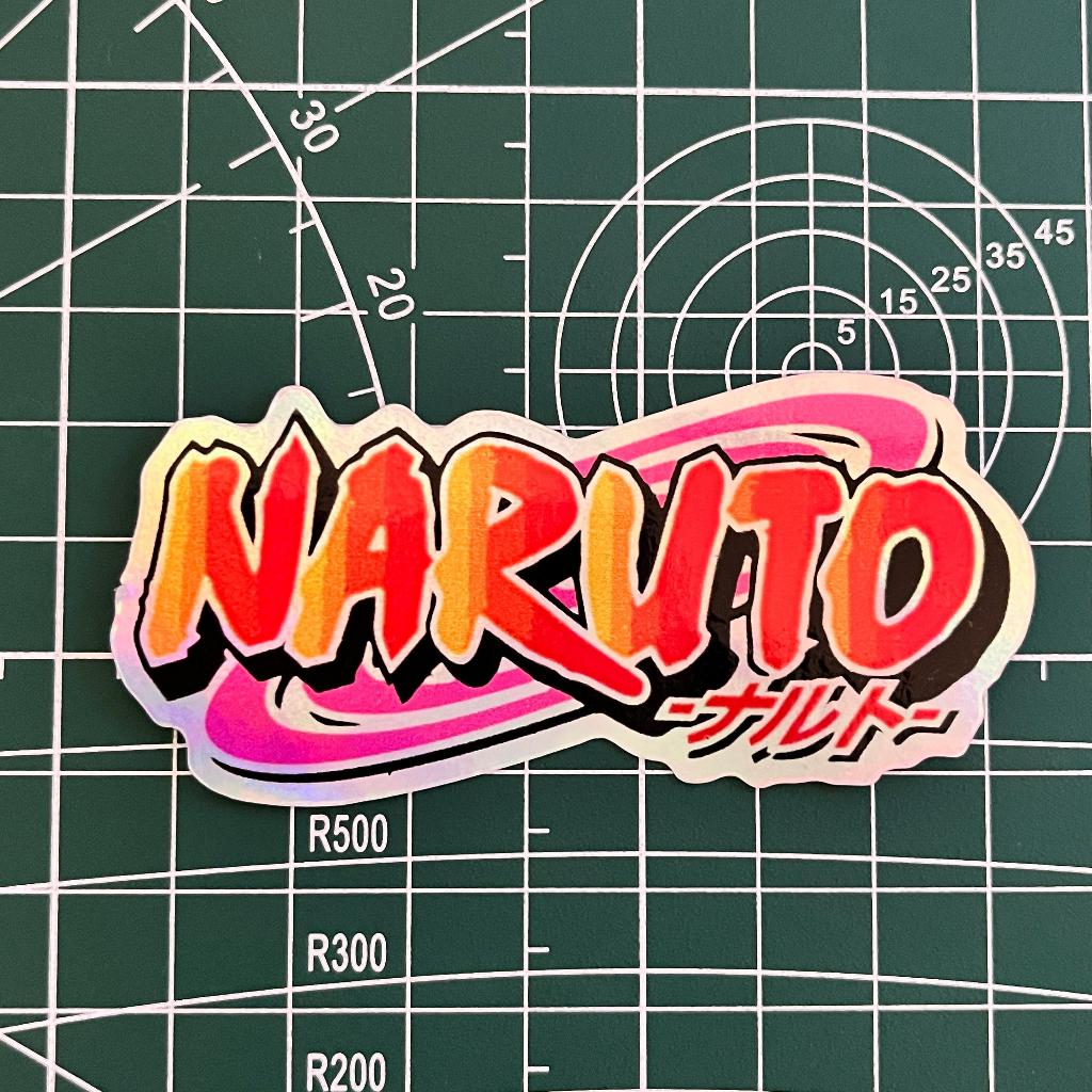 Stiker Naruto Hologram || Sticker Hologram Anime Naruto