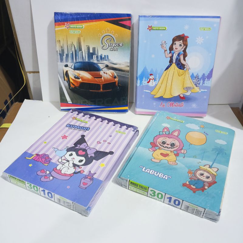 

Buku Tulis Murah 30 Halaman 10 Buku Motif Karakter baru