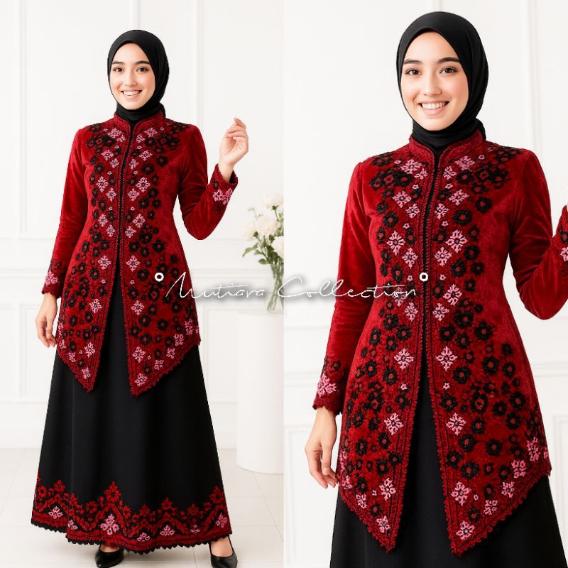 BAKAL BAHAN KEBAYA BORDIR PAYET