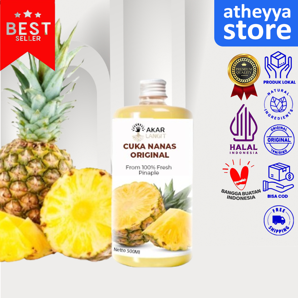 

Cuka Nanas Asli Organik With Mother 250ml - Diet Detoks Akarlangit
