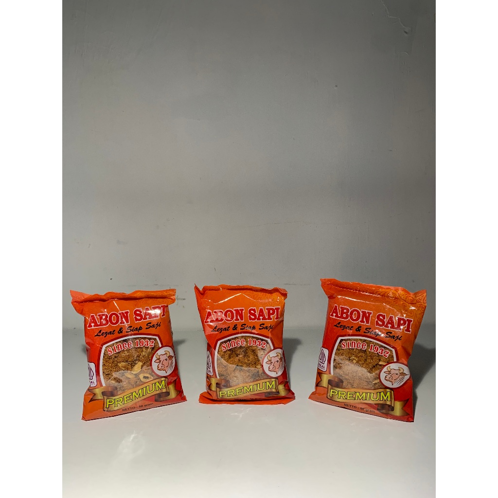 

Abon Sapi 32 (50 gr) Asli Premium Halal | Lezat & Siap Saji | Tanpa Bahan Pengawet