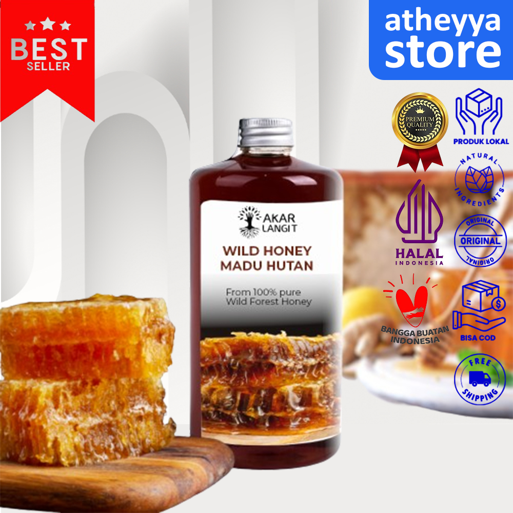 

Madu Hutan 250ml Natural Raw Forest Honey Asli 100% Original Akarlangit