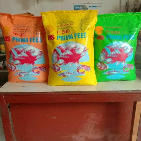 PF500 | PF800| PF1000 pakan benih ikan 10kg