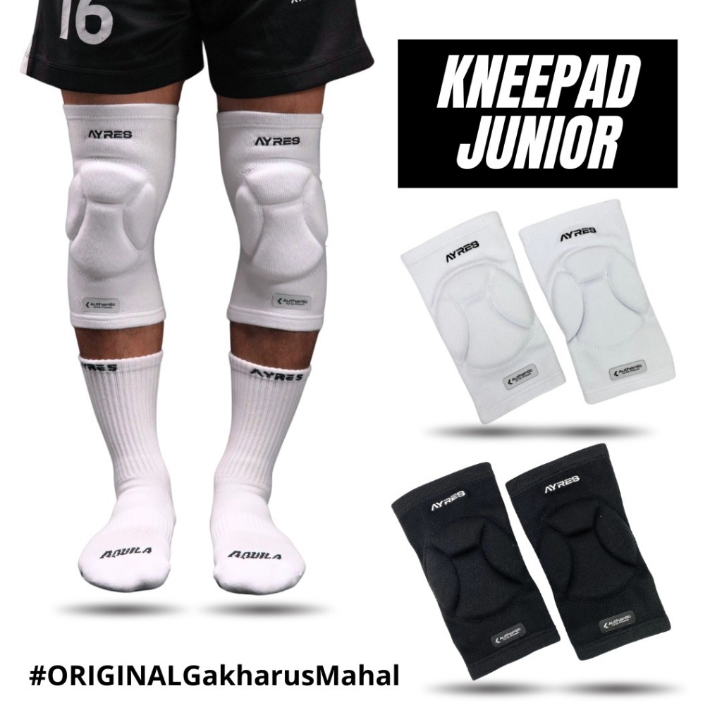 Deker Pelindung Lutut Busa Anak Kneepad Junior Futsal Basket Volly Satu Pasang