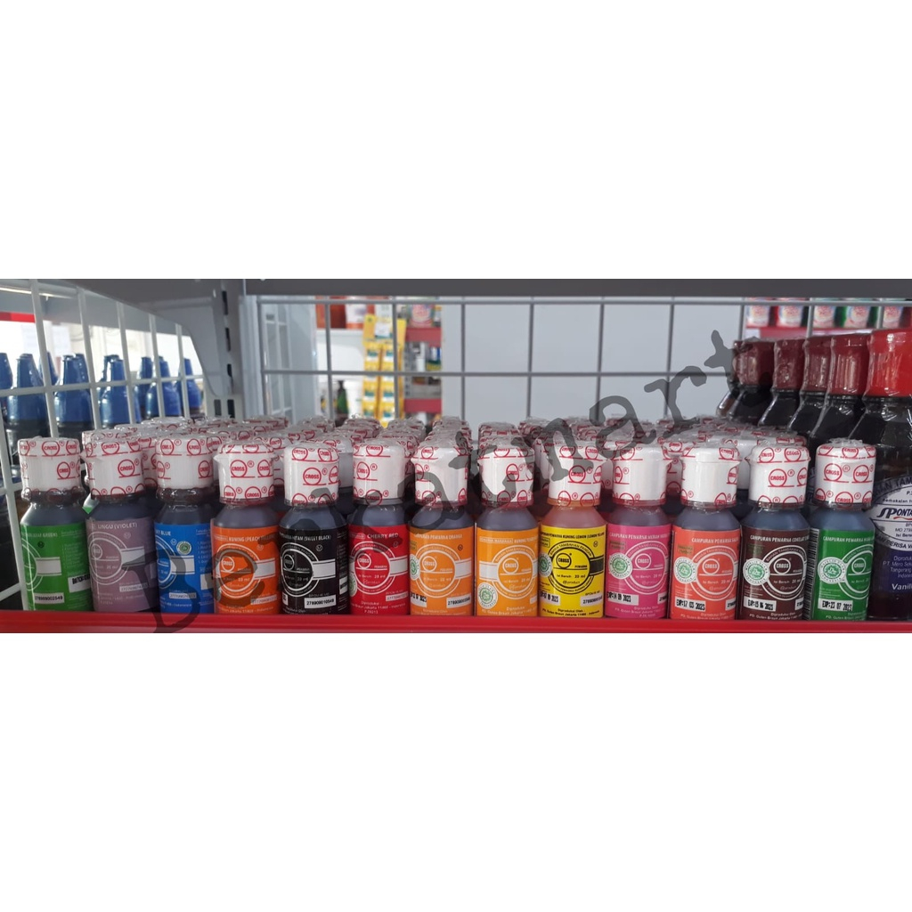 

CROSS Food Coloring Regular Oil Based Color 20ml Pewarna Makanan Cair