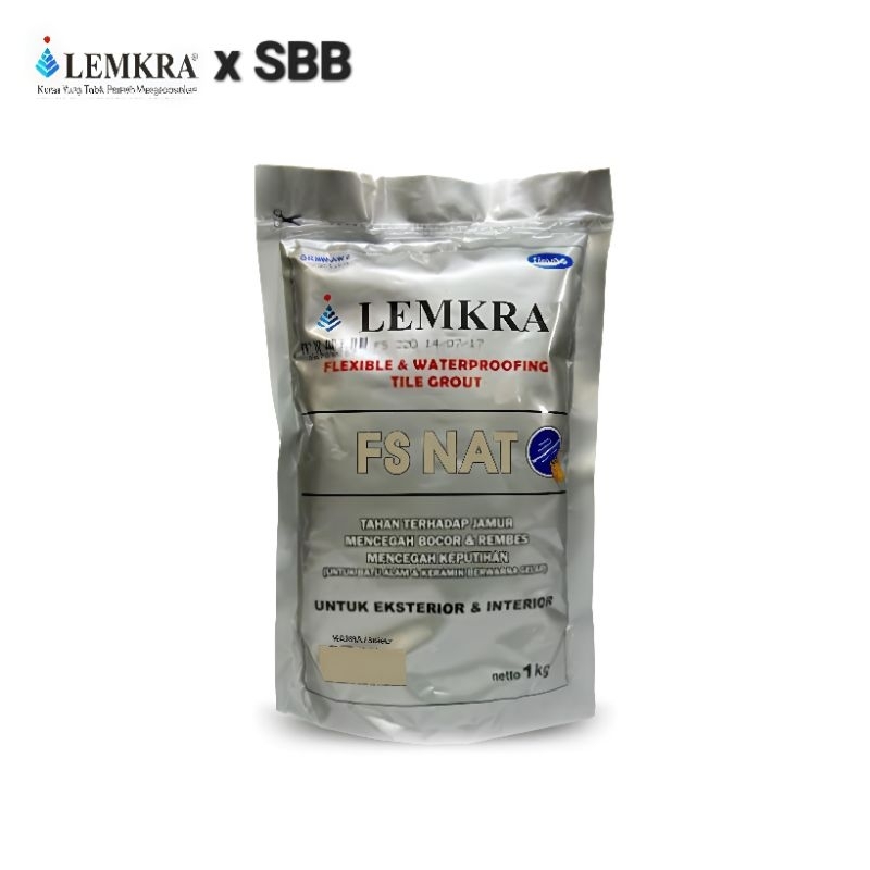 LEMKRA FS NAT / SEMEN NAT WARNA LEMKRA / SEMEN PENGISI RONGGA KERAMIK BATU ALAM GRANIT WARNA / SEMEN