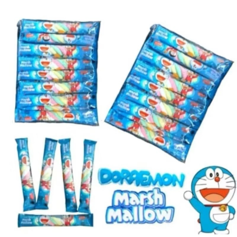 

DORAEMON KEPANG Mars Mallow 1 pack Isi 20 Pcs x 7 Gr