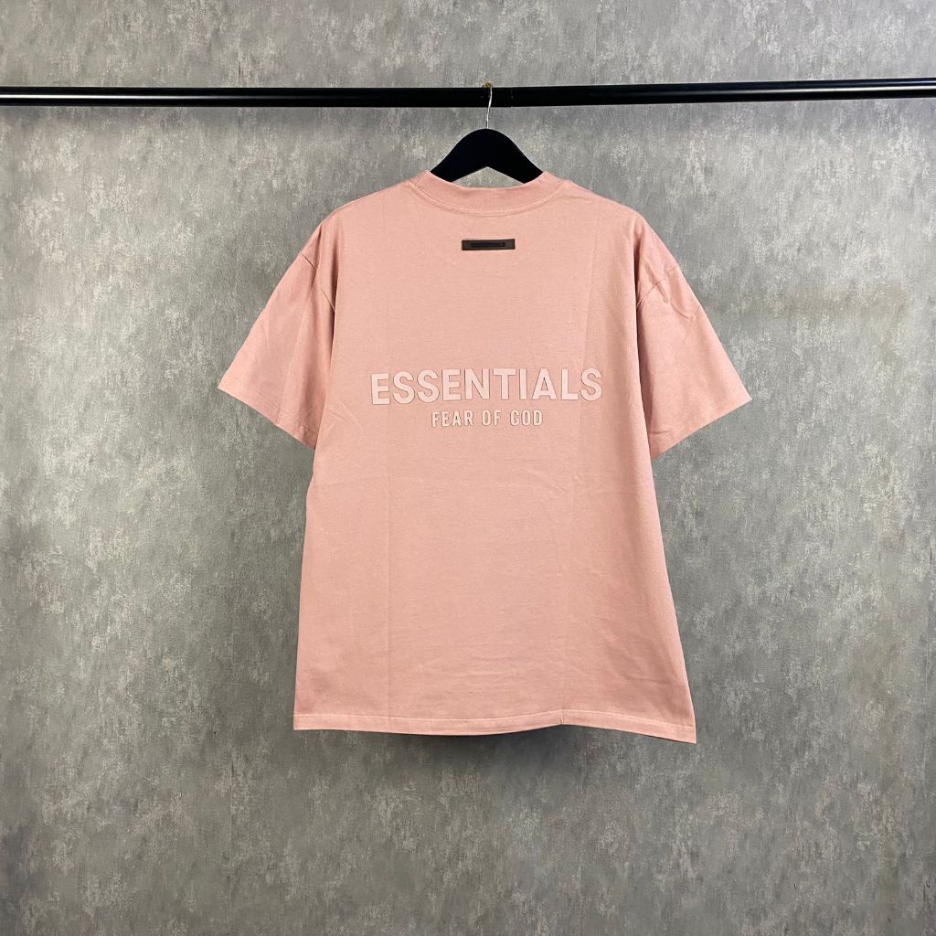 Baju Kaos Essentials Los Angeles Limited FOG Fear of God 3M Reflective Cotton T-Shirt Baju Kaos Atas
