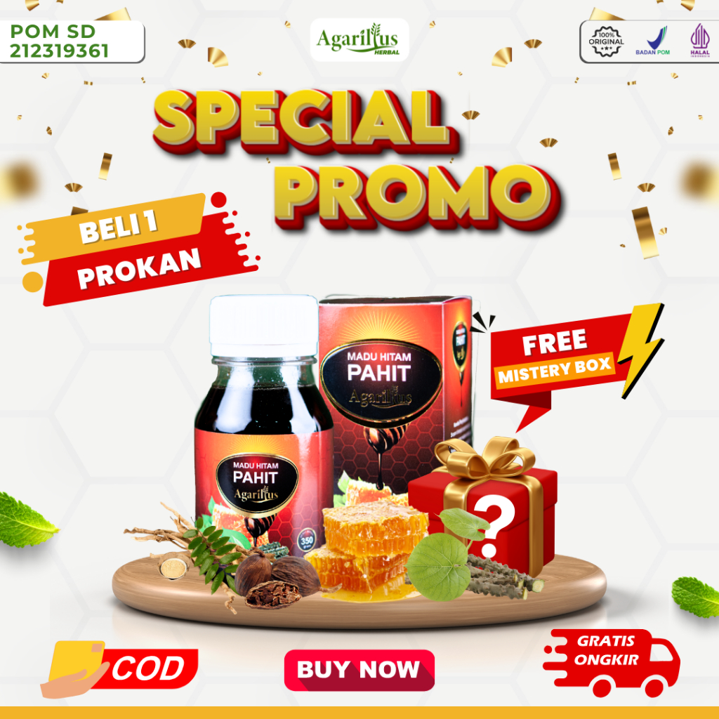 

AGARILLUS MADU HITAM untuk stamina diabetes Lemah Sahwat dan menjaga kesehatan Kemasan Baru