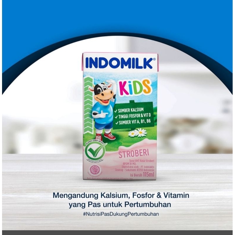 

Indomilk uht 115 ml setrowbery dan choklat
